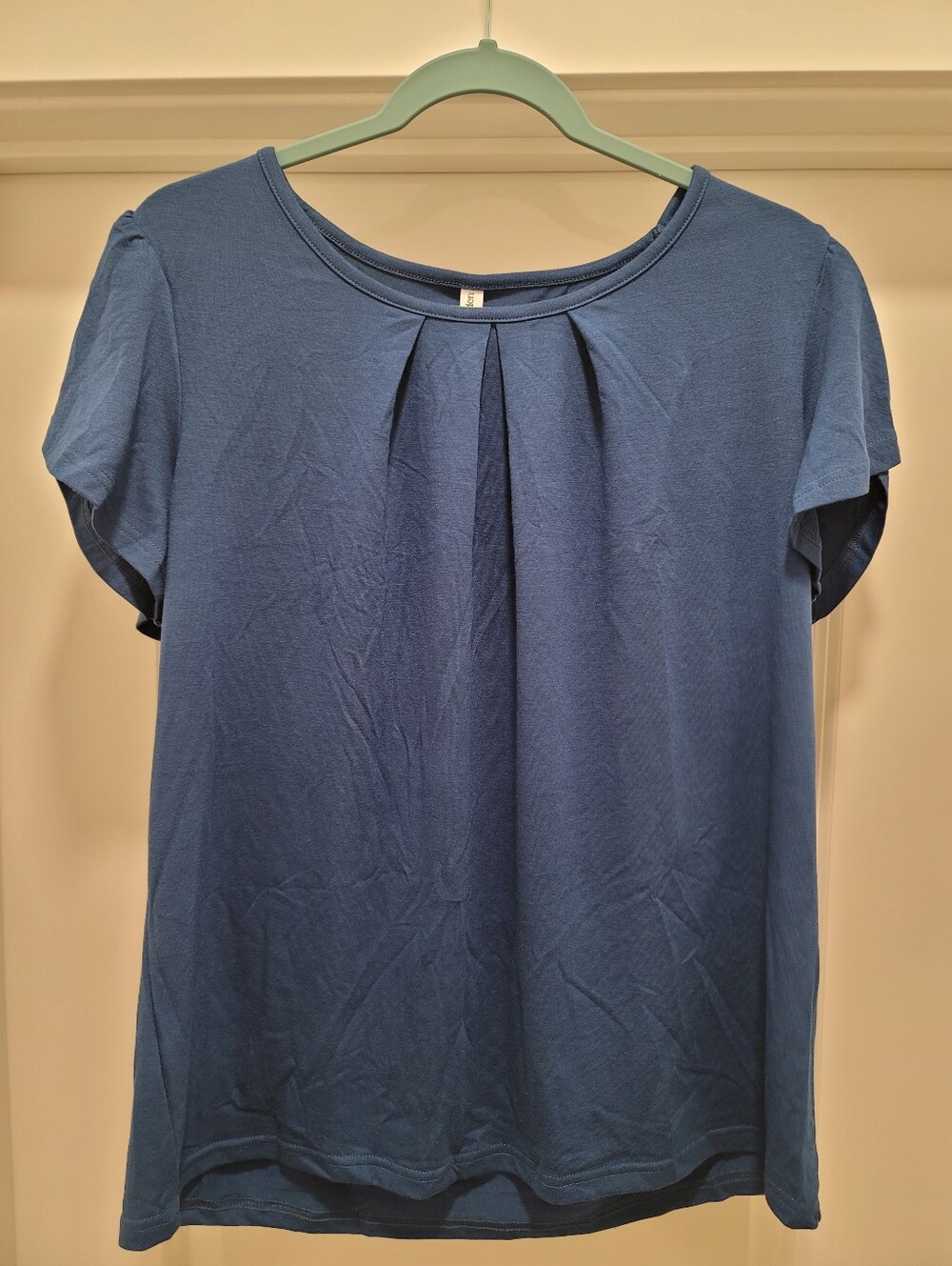 Women's Blue Short Sleeve T-Shirt